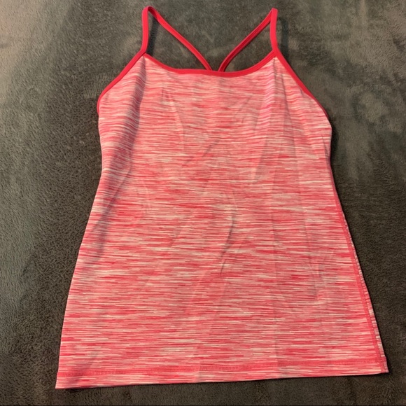 Lululemon Power Y Tank Pink Size 8 - Picture 2 of 4